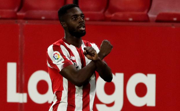 Iñaki Williams, during a match with Athletic.