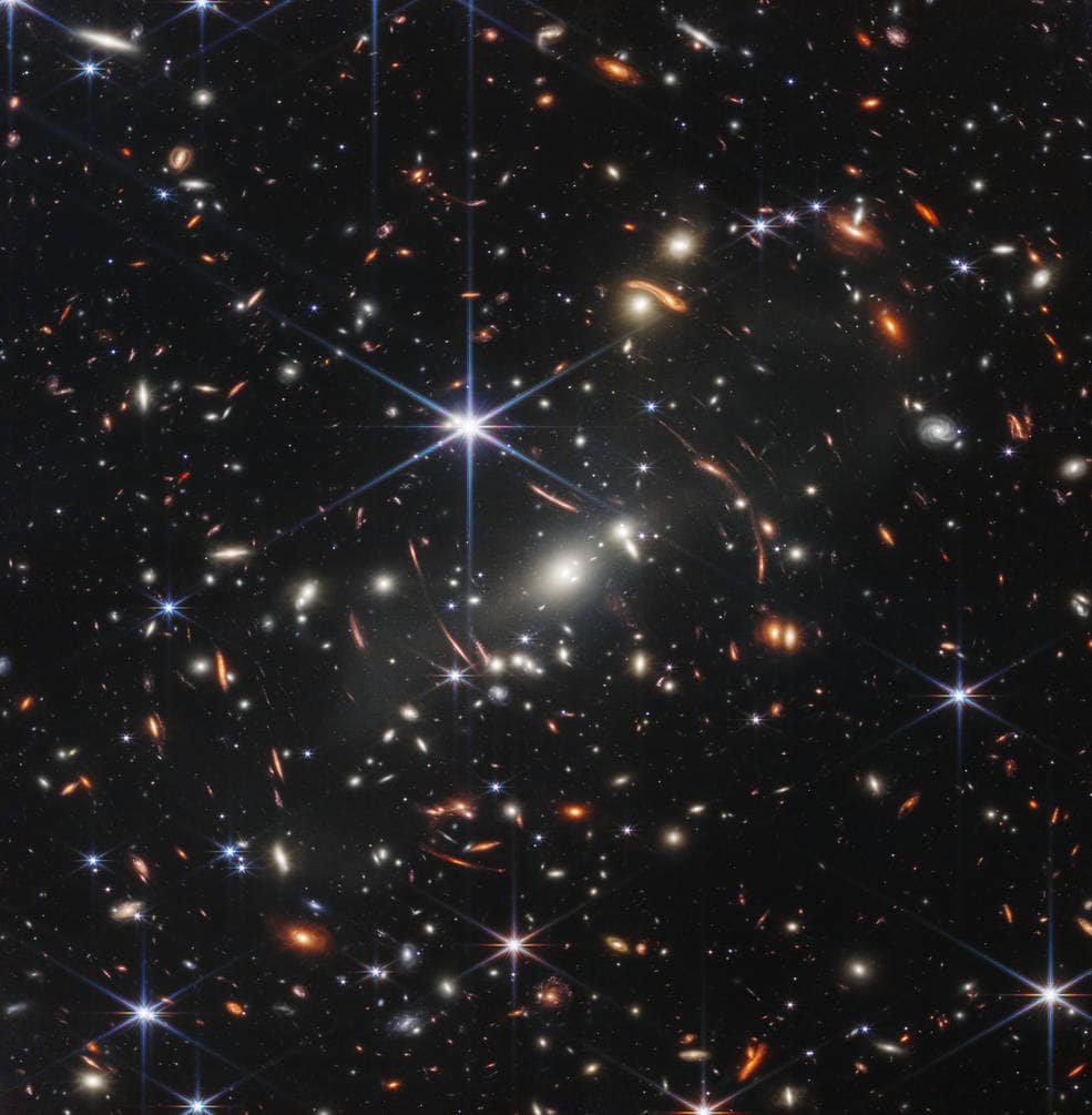 The First Webb Deep Field, with some of the oldest galaxies ever seen.