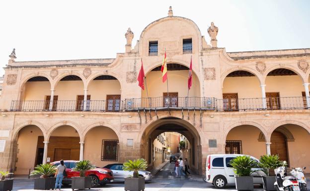 The facade of the City Hall of Lorca, in a file image.