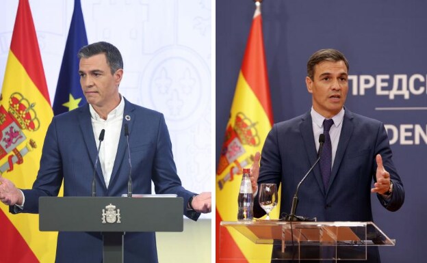 Sánchez, in Madrid in the morning and in Belgrade in the afternoon. 