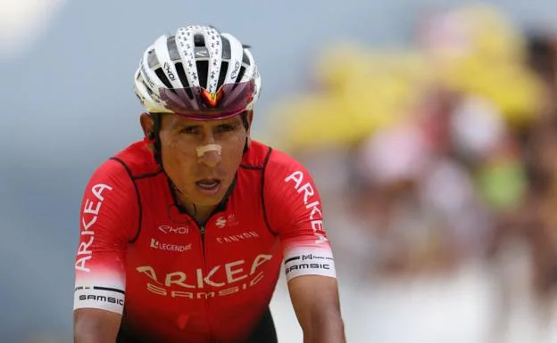 Nairo Quintana, during the last edition of the Tour de France 