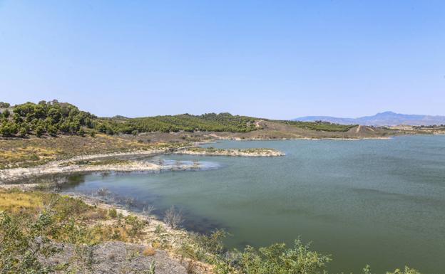 The Santomera reservoir, in a recent photo.