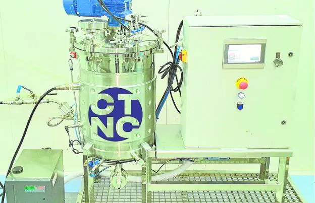 Bioreactor of the Technological Center for Canning and Food. 