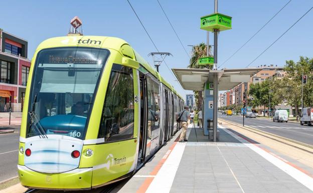 Murcia tram, in a file photo.