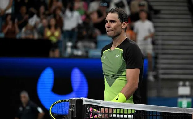 Nadal laments after the loss to Norris. 
