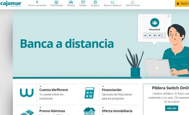 Cajamar website. 