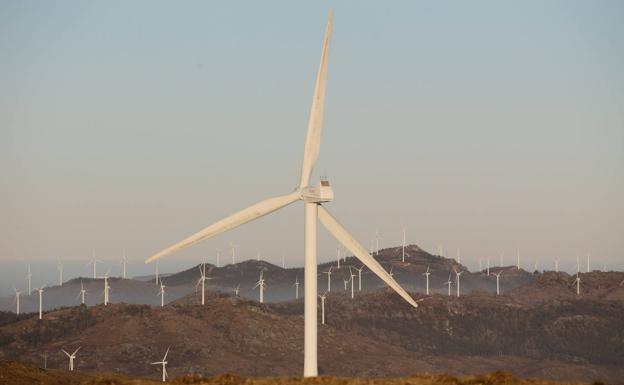 A wind farm in Lugo. 