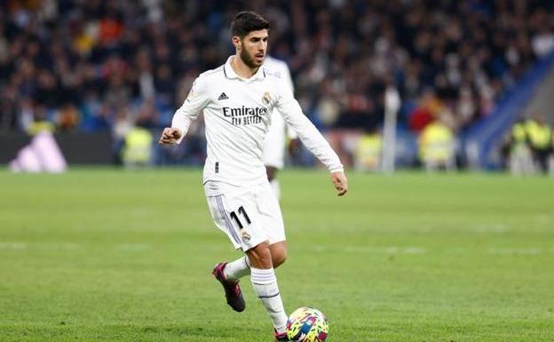 Marco Asensio, during a Real Madrid match